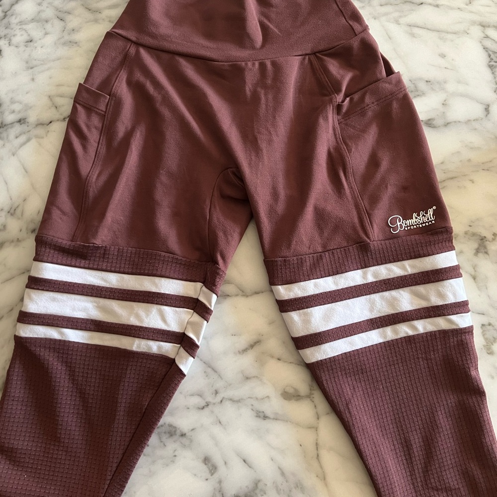 Bombshell Sportswear Brown Perform Leggings
